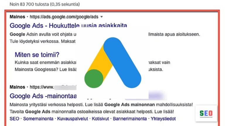 Mitä on Google ads mainonta SEO Kari Nieminen