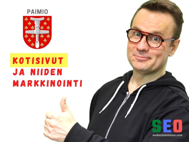 Hakukoneoptimointi kotisivut ja markkinointi SEO Kari Nieminen Paimio